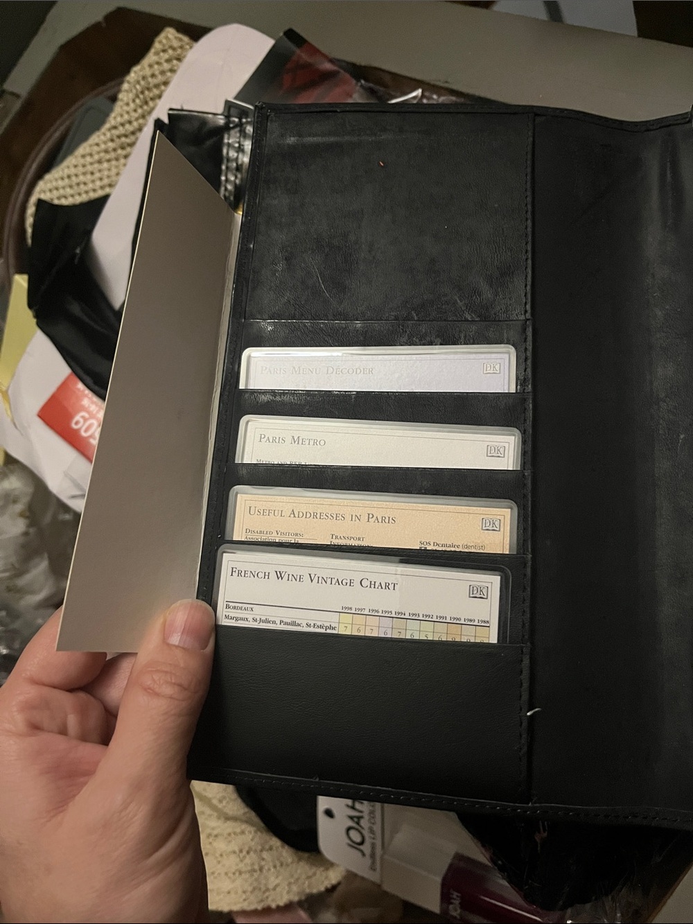 Paris Travel Leather Case - Black - Picture 2 of 5